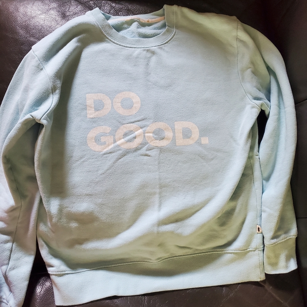 Cotopaxi "Do good" sweater Sz small